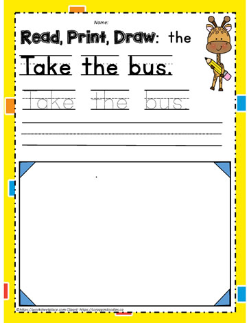 Sight word the